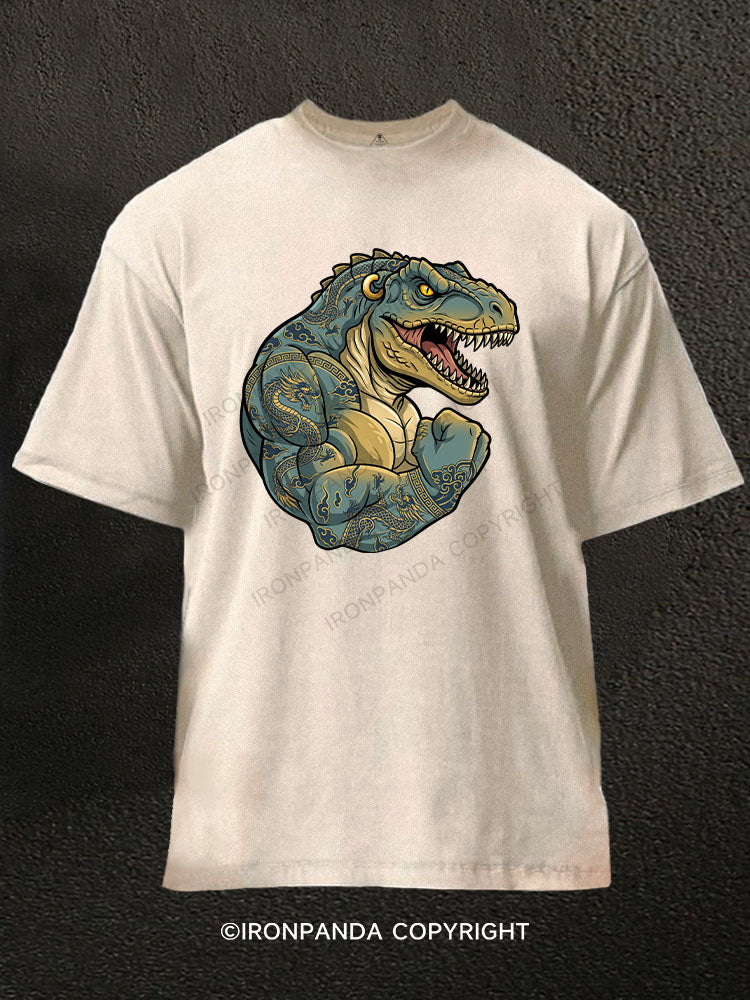 PRIMAL POWER Washed Gym Shirt