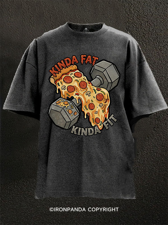 Kinda Fat Kinda Fit Washed Gym Shirt