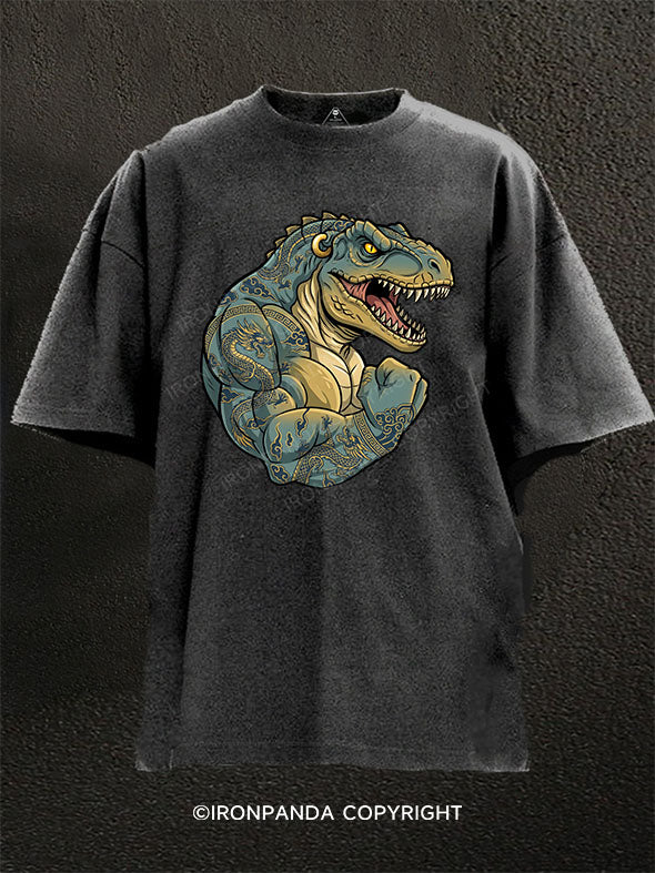 PRIMAL POWER Washed Gym Shirt