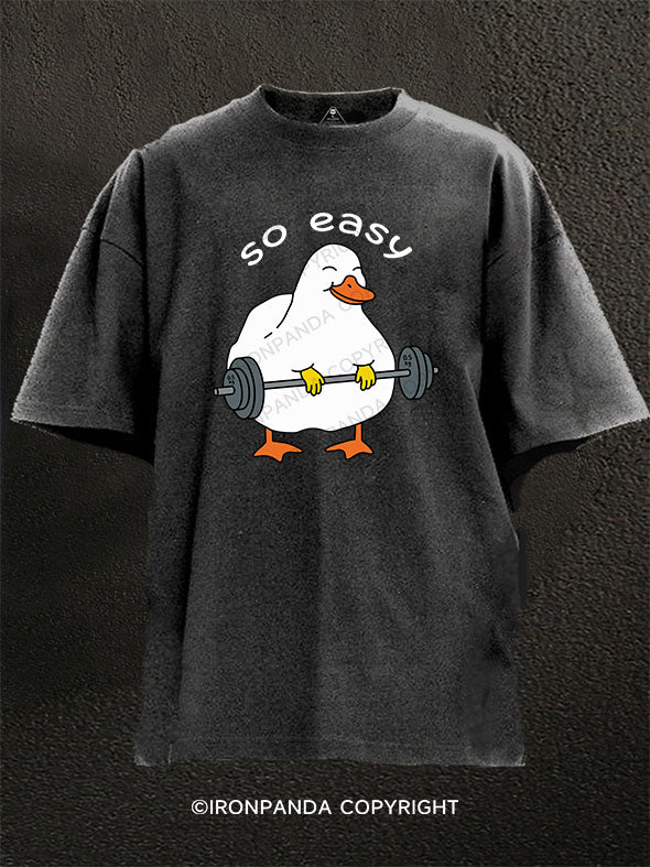 so easy Washed Gym Shirt