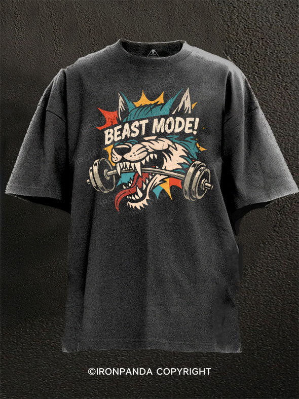 BEAST MODE! Washed Gym Shirt