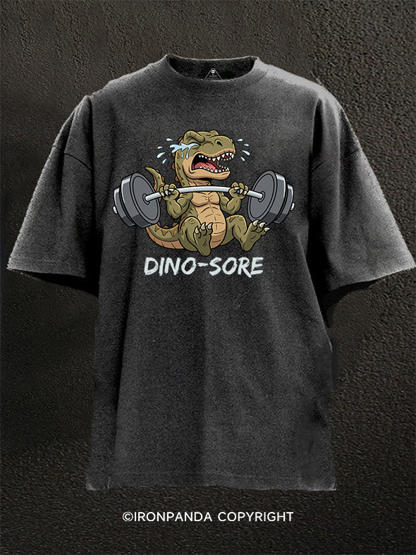 Dino-Sore Washed Gym Shirt