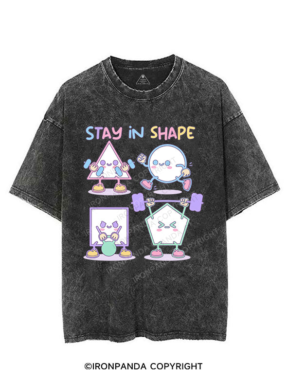 STAY IN SHAPE VINTAGE GYM SHIRT