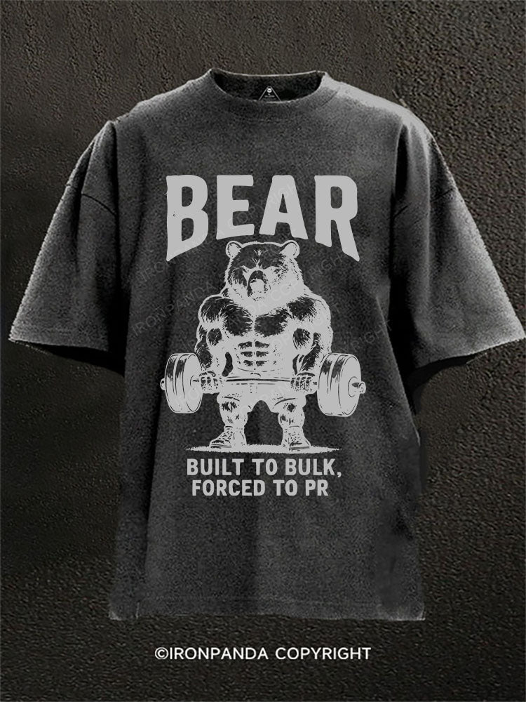 BUILT TO BULK Washed Gym Shirt