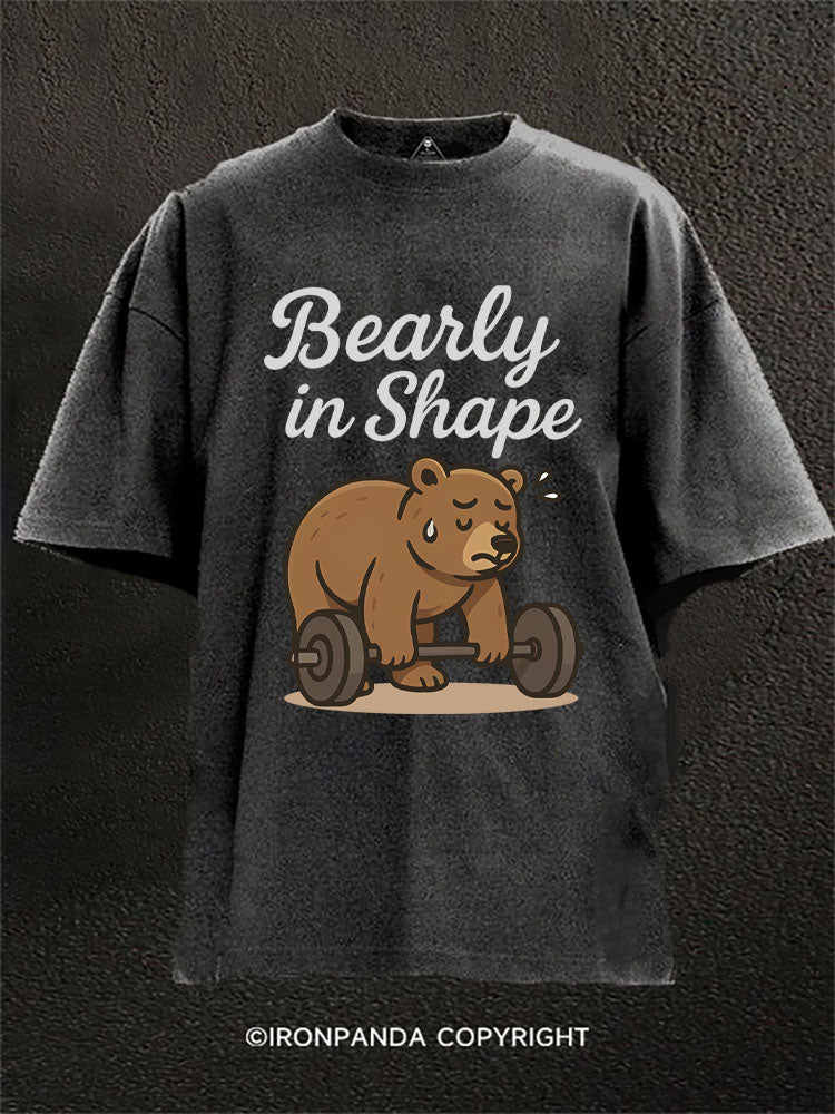 Bearly in Shape Washed Gym Shirt