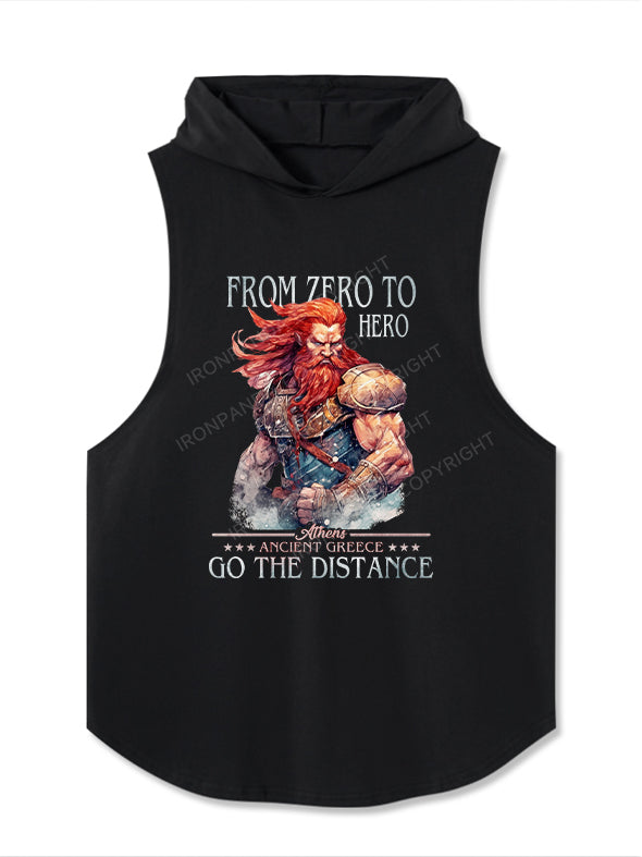 GO THE DISTANCE Hooded Tank
