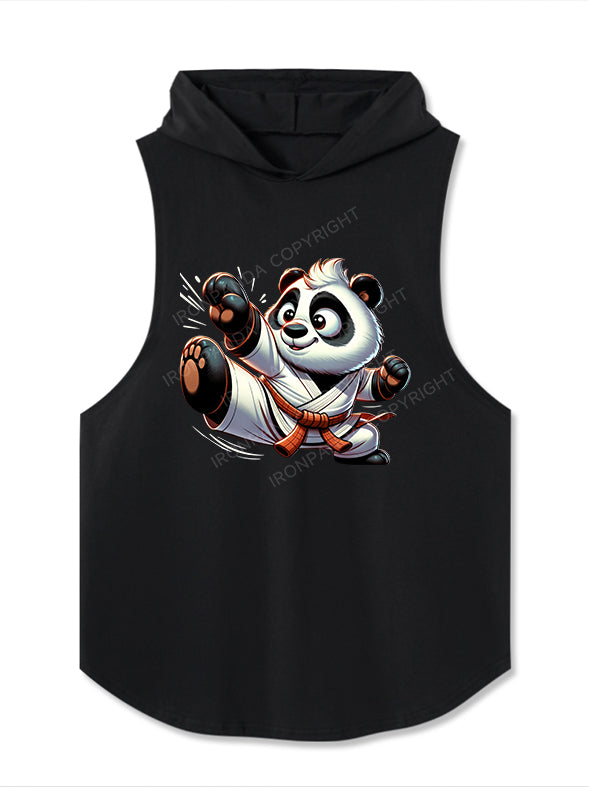 panda power Hooded Tank