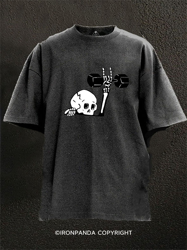 Bone Crusher Washed Gym Shirt