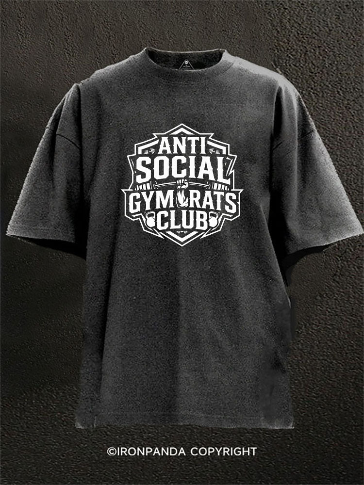 ANTI SOCIAL GYM RATS CLUB Washed Gym Shirt