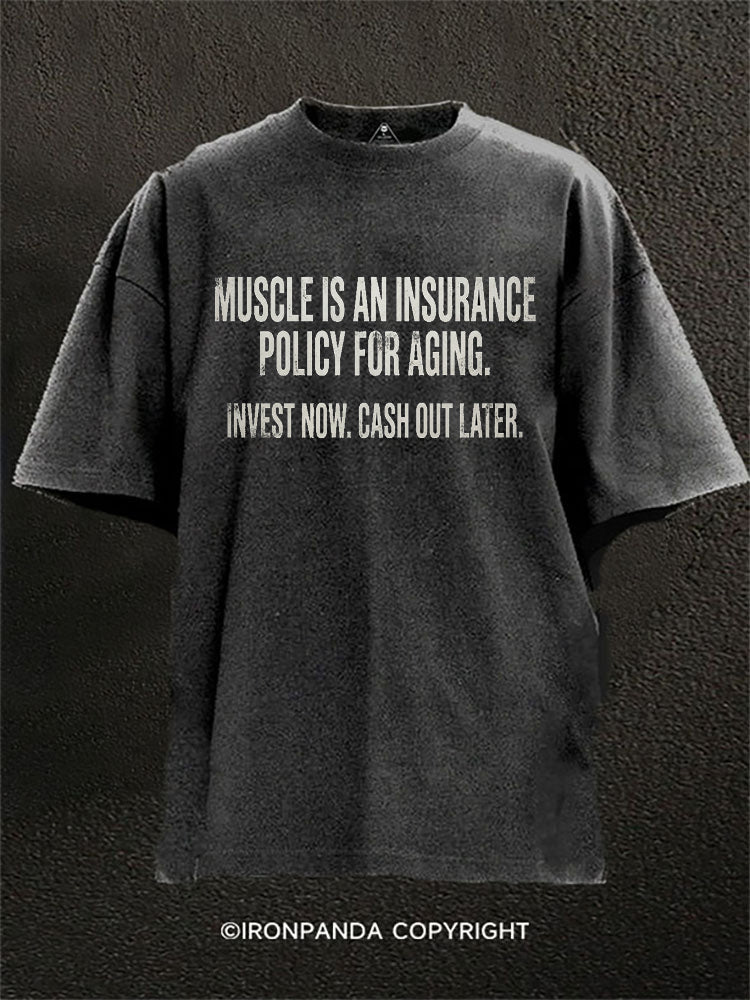 Muscle Is an Insurance Policy for Aging Washed Gym Shirt