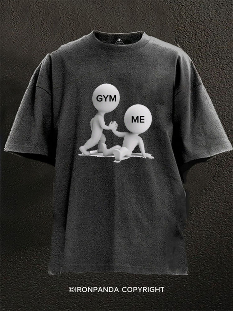 Gym Love Washed Gym Shirt