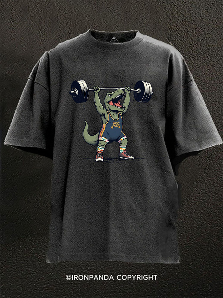 Dino Lift Washed Gym Shirt