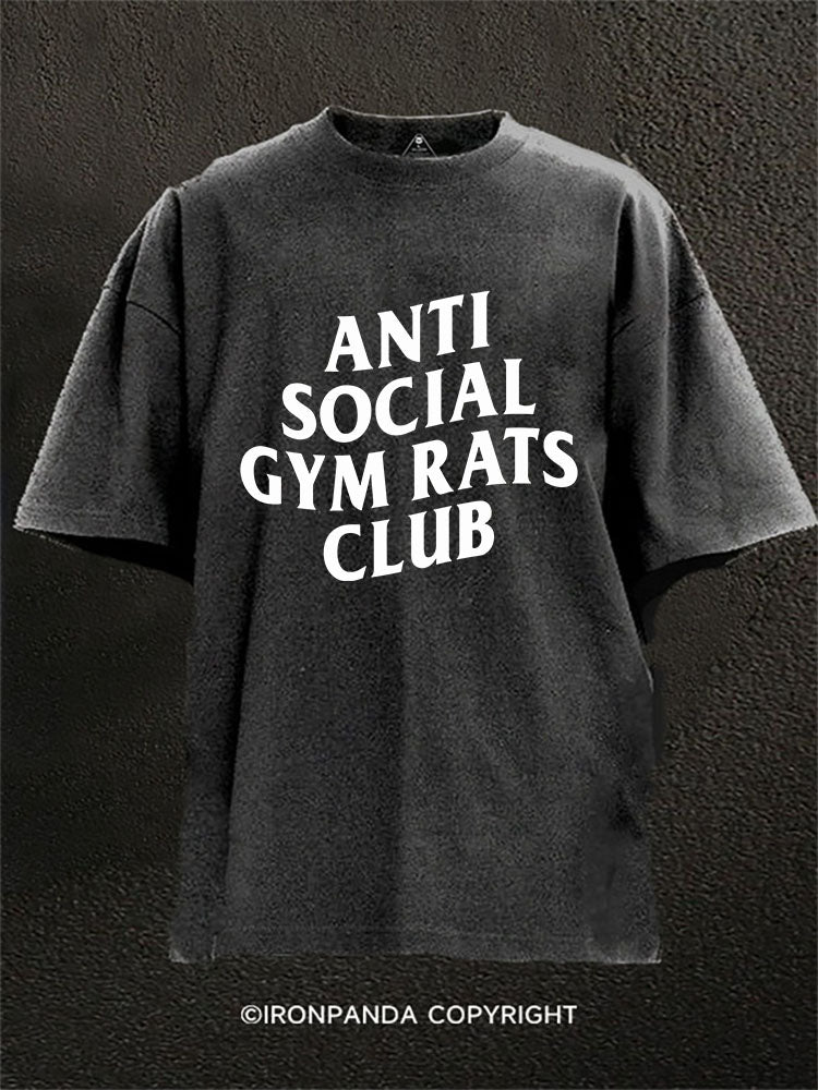 ANTI SOCIAL GYM RATS CLUB Washed Gym Shirt