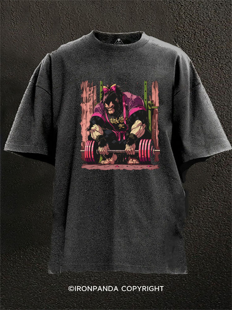 gorilla gym Washed Gym Shirt