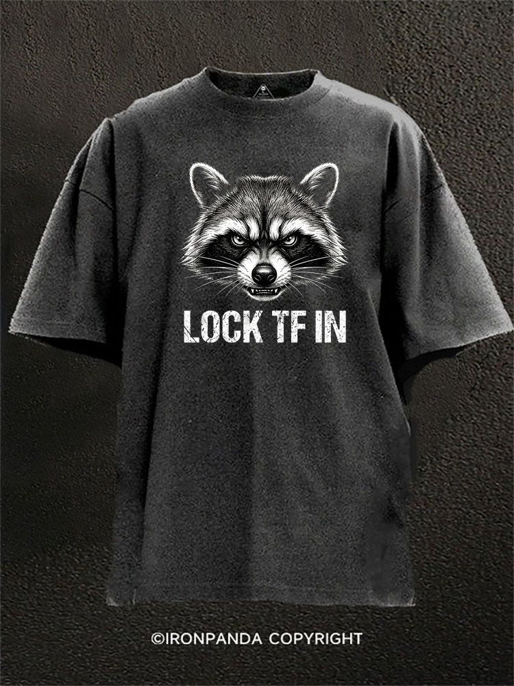 Lock Tf In Raccoon Washed Gym Shirt