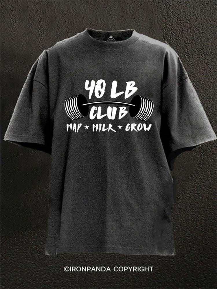 40 LB Club Nap Milk Grow Washed Gym Shirt