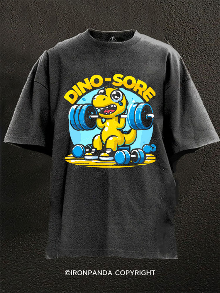 Dinosaur Workout Washed Gym Shirt
