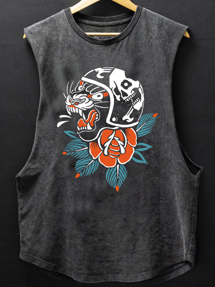 Roaring Tiger Scoop Bottom Cotton Tank
