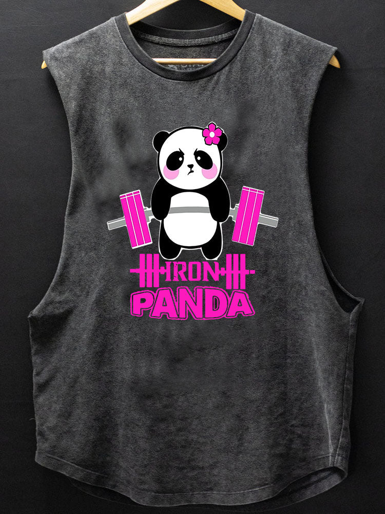 Ironpanda Girl Scoop Bottom Cotton Tank