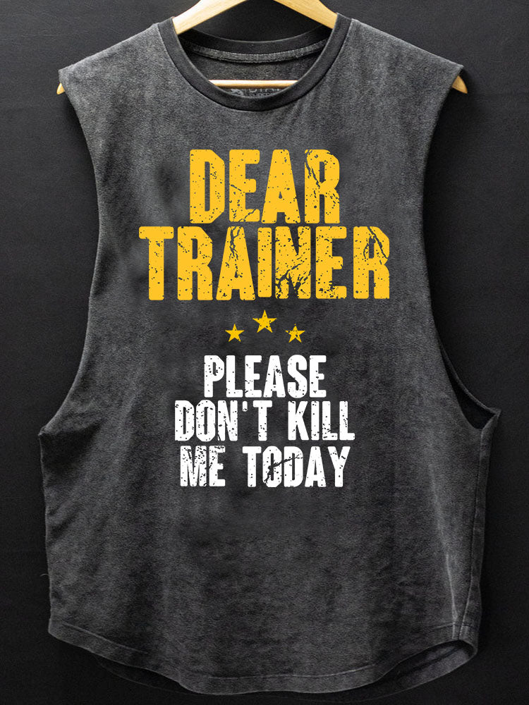 Please Don't Kill Me Scoop Bottom Cotton Tank