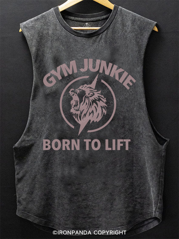 Born to Lift Scoop Bottom Cotton Tank
