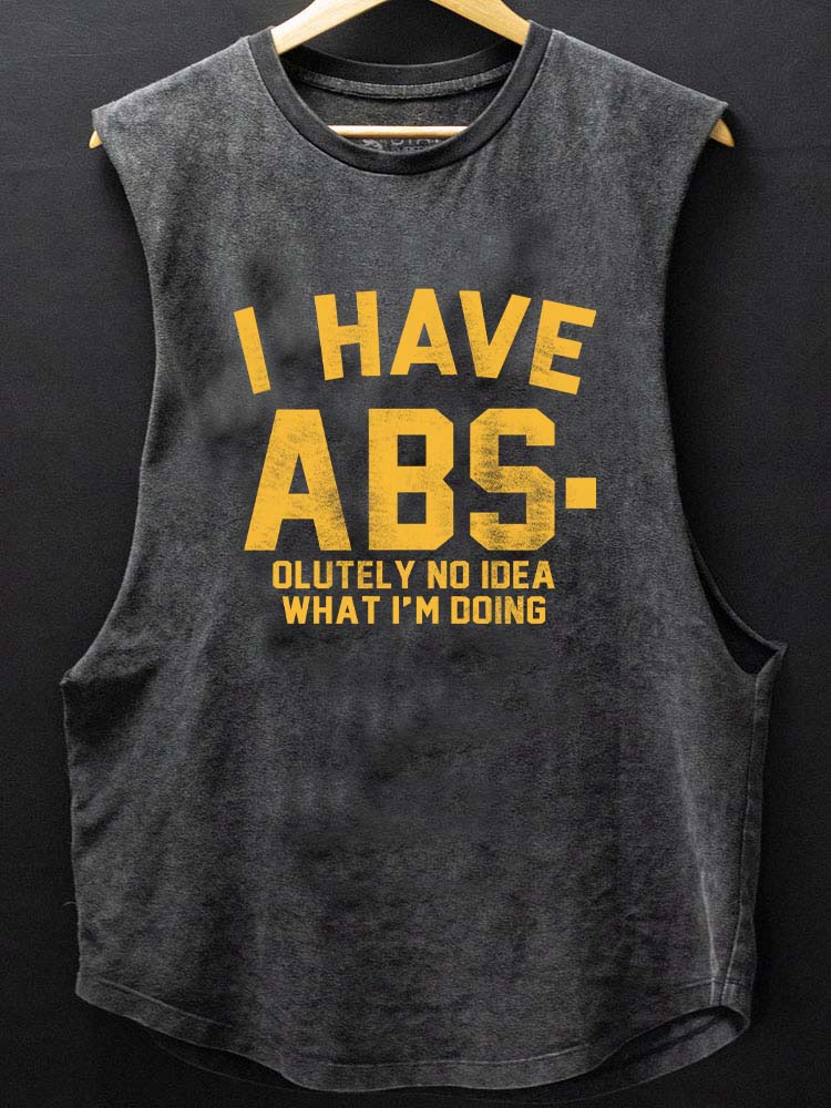 I HAVE ABS Scoop Bottom Cotton Tank