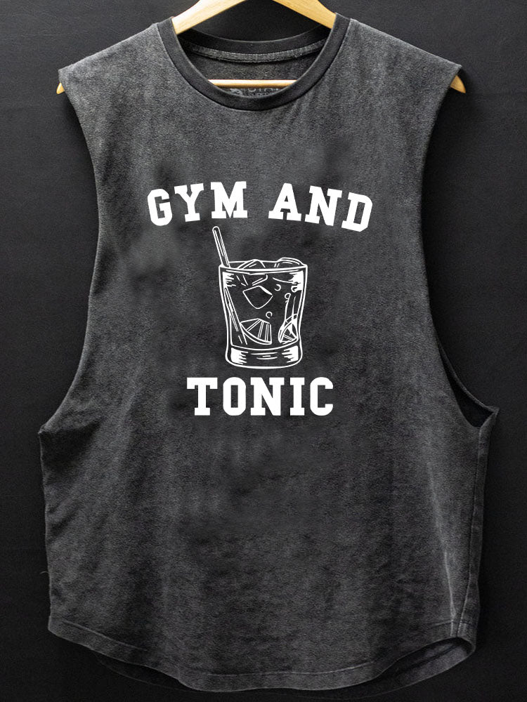 Gym And Tonic Scoop Bottom Cotton Tank