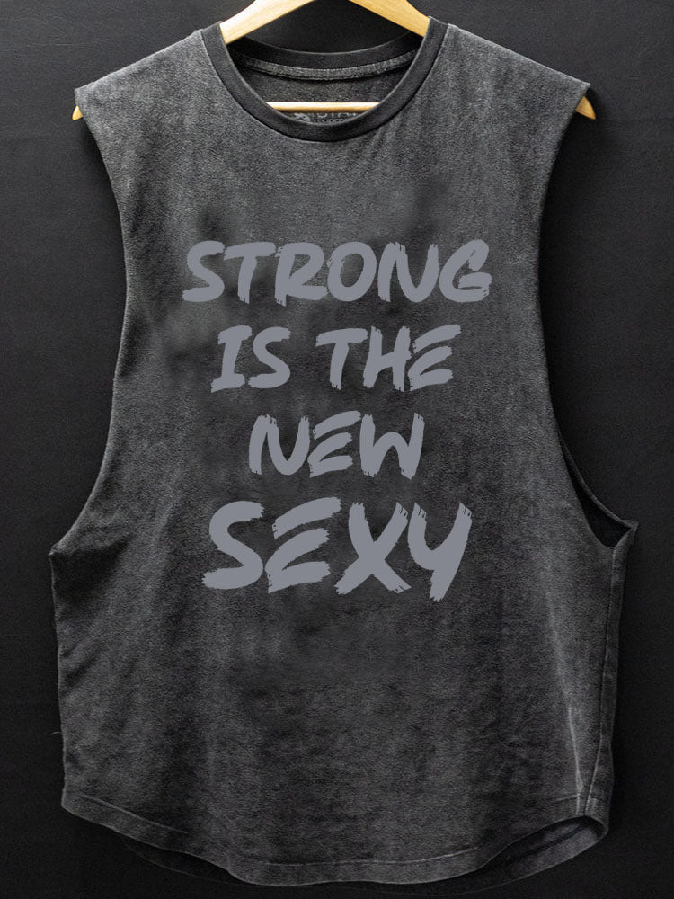 Strong Is The New Sexy SCOOP BOTTOM COTTON TANK