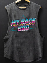my back hurts back day SCOOP BOTTOM COTTON TANK