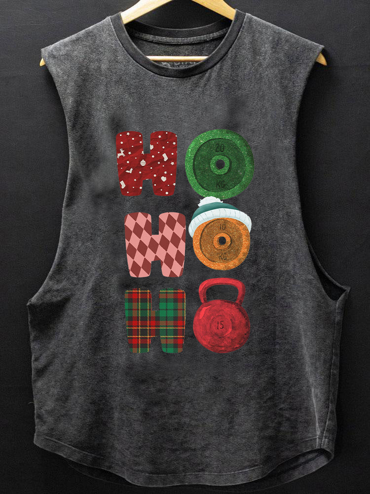Christmas HoHoho SCOOP BOTTOM COTTON TANK