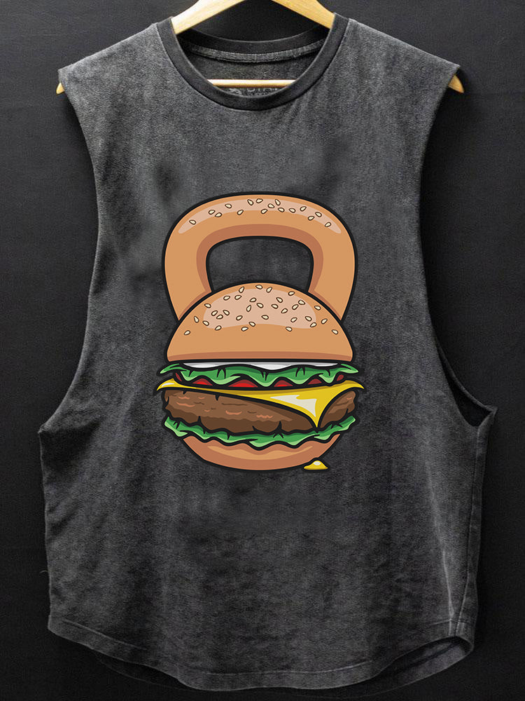 Burger Kettlebell SCOOP BOTTOM COTTON TANK