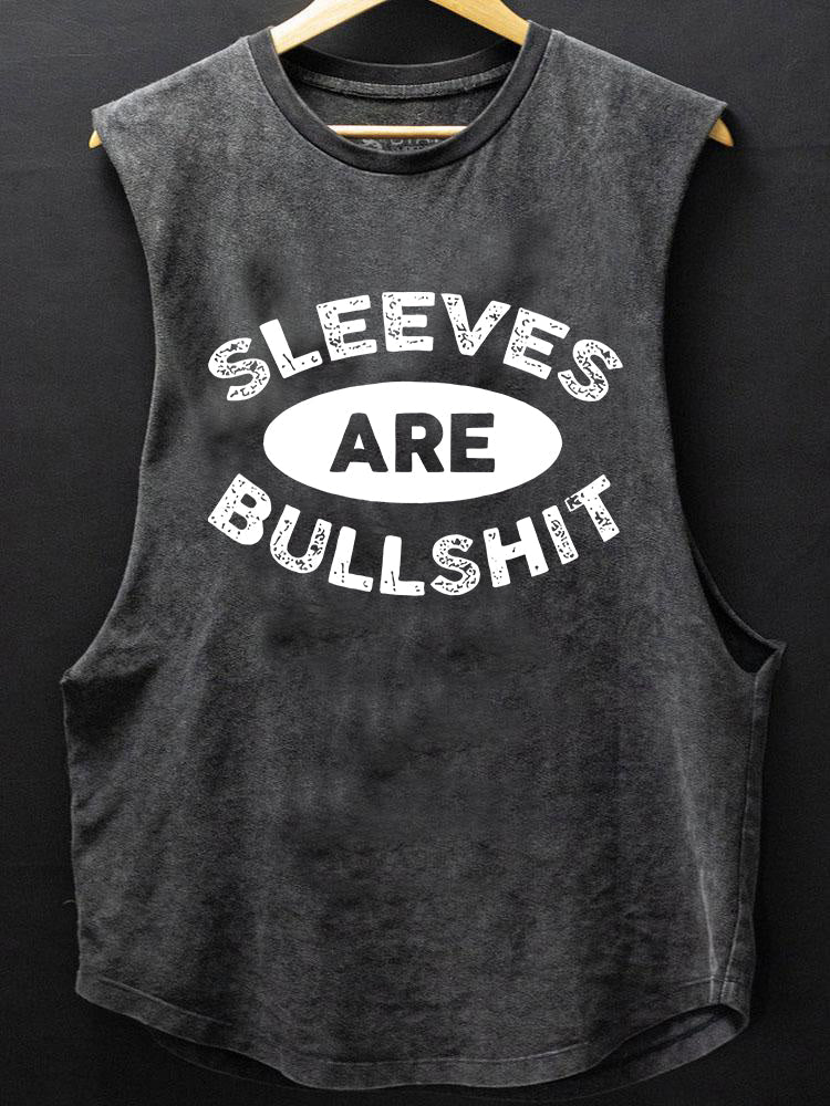 sleeves are bullshit SCOOP BOTTOM COTTON TANK