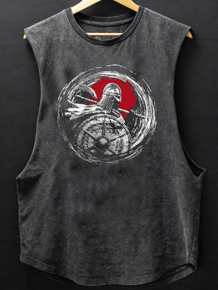 vikings worrior SCOOP BOTTOM COTTON TANK