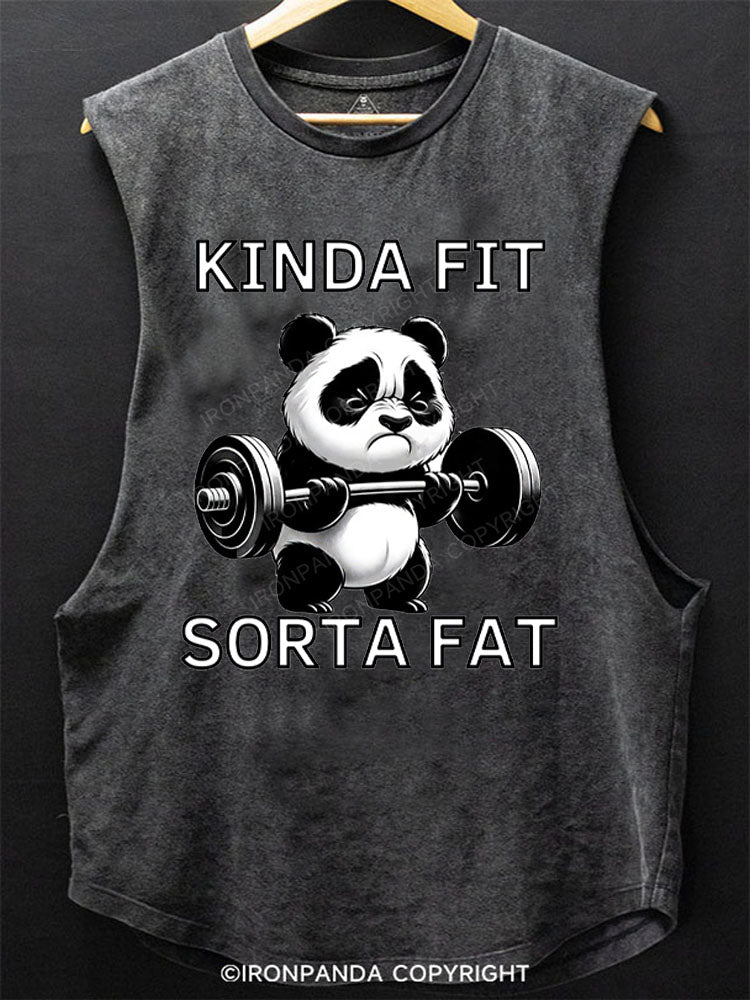 KINDA FIT SORTA FAT Scoop Bottom Cotton Tank