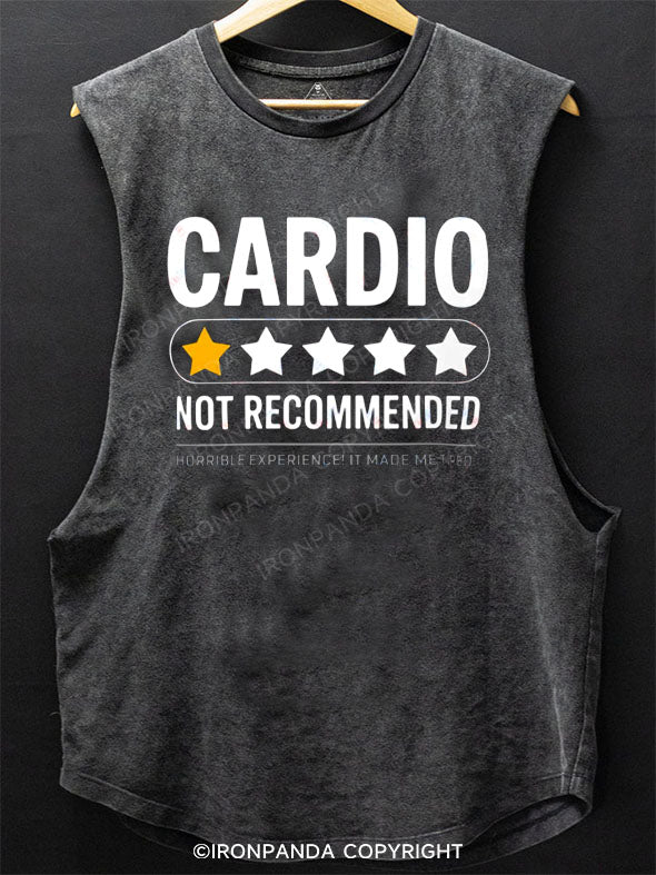 CARDIO NOT RECOMMENDED Scoop Bottom Cotton Tank