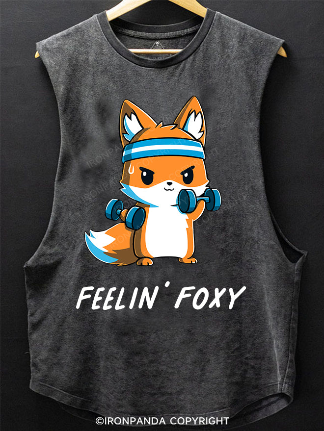 feelin' foxy SCOOP BOTTOM COTTON TANK