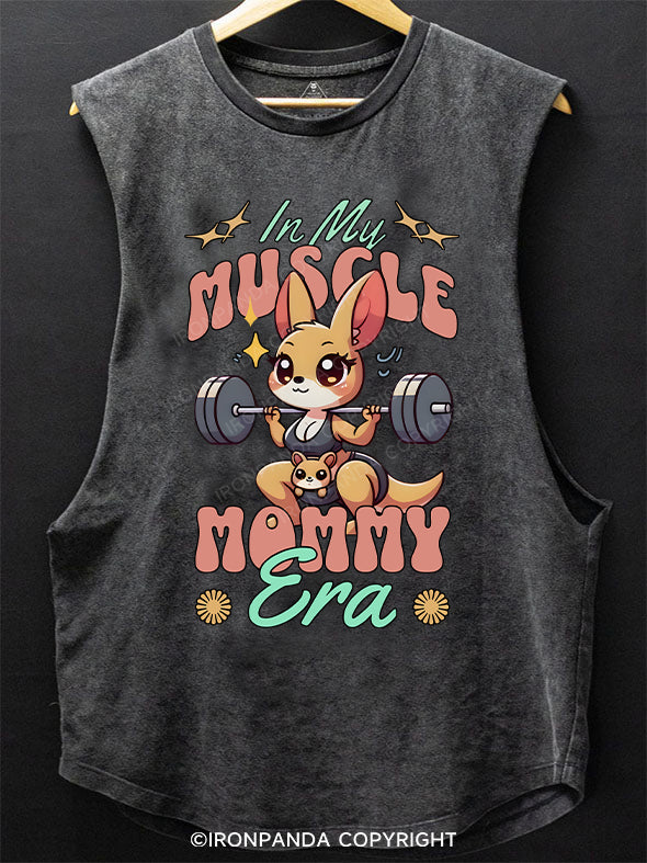 IN MY MUSCLE MOMMY ERA SCOOP BOTTOM COTTON TANK