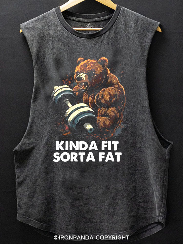 KINDA FIT SORTA FAT Scoop Bottom Cotton Tank