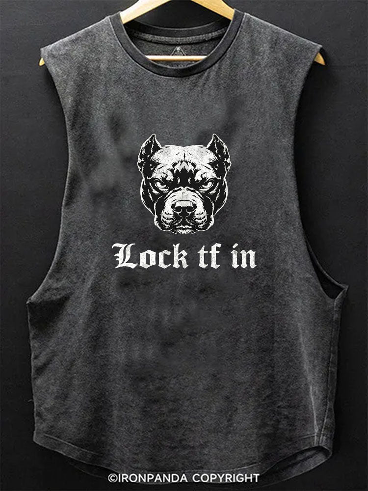 Lock Tf In Pitbull Scoop Bottom Cotton Tank