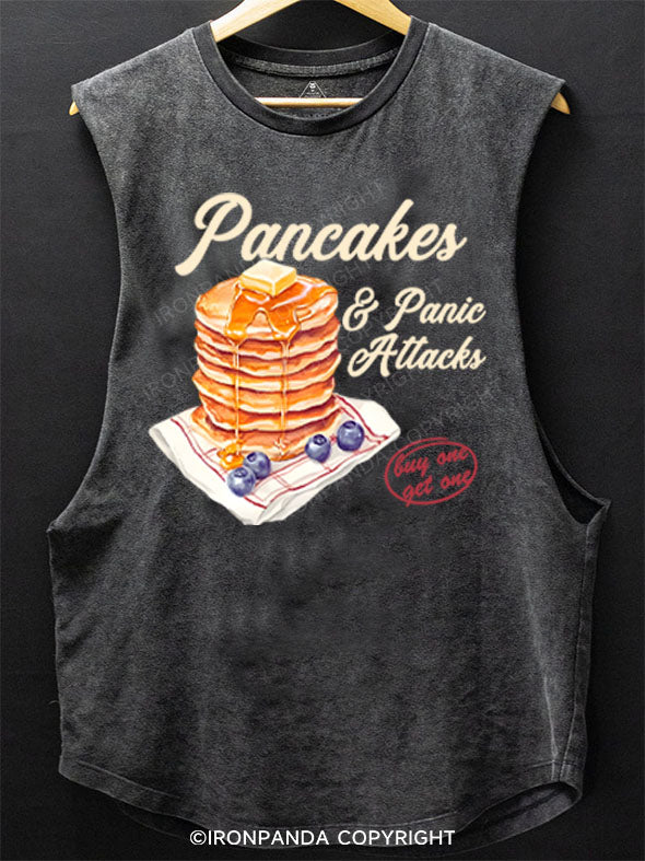Pancakes & Panic Attacks SCOOP BOTTOM COTTON TANK