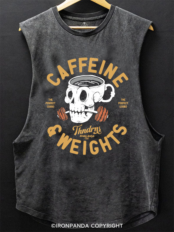 caffeine weights SCOOP BOTTOM COTTON TANK