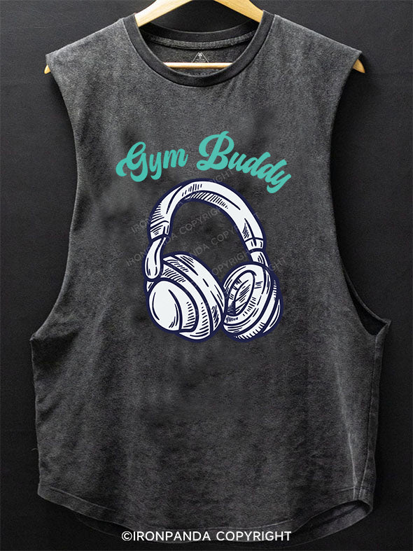 Gym Buddy  Scoop Bottom Cotton Tank
