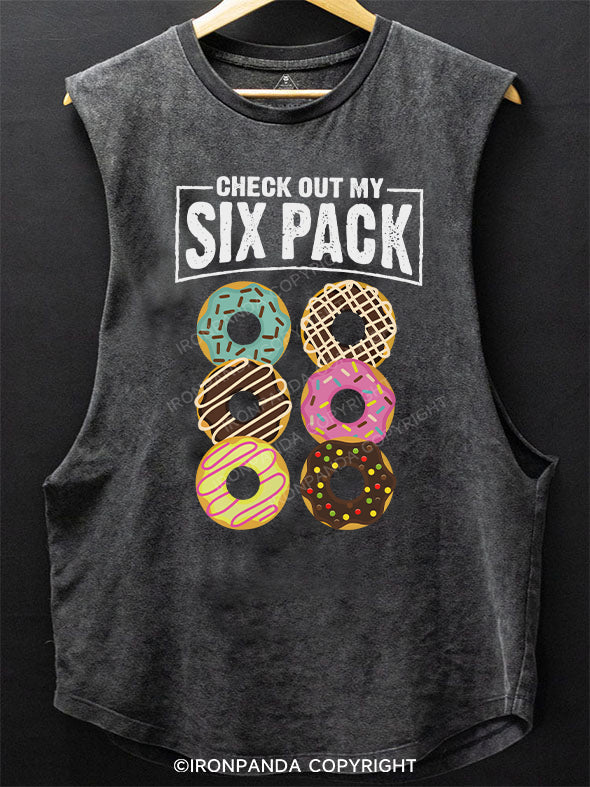 Donut Six Pack Scoop Bottom Cotton Tank