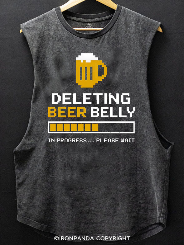 Deleting Beer Belly Scoop Bottom Cotton Tank