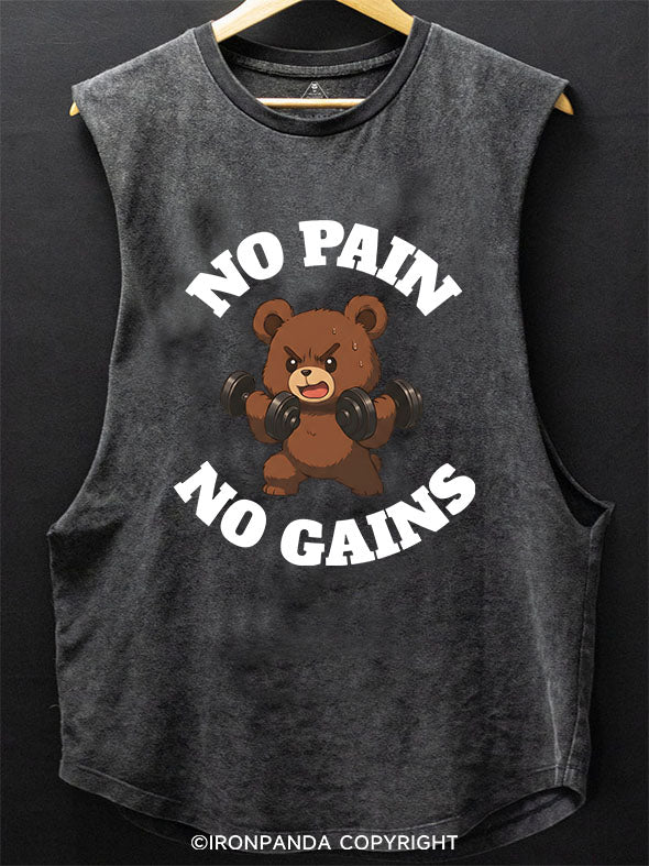 Anime Bear Scoop Bottom Cotton Tank