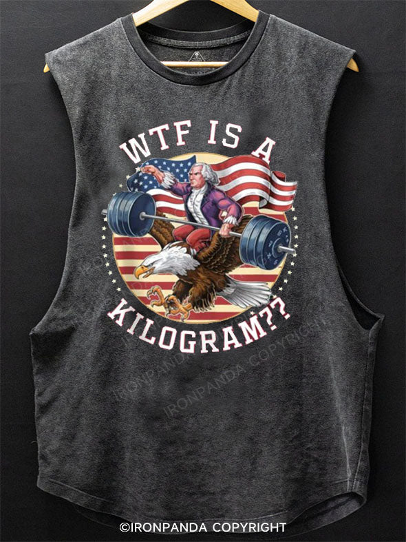 WTF IS A KILOGRAM?? Scoop Bottom Cotton Tank