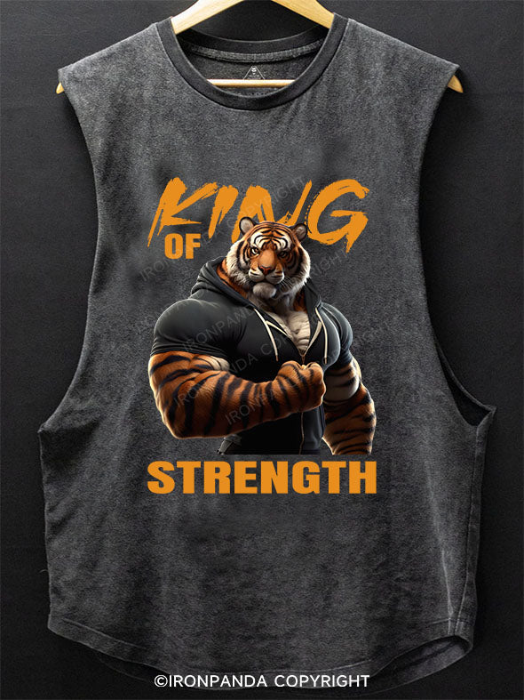King of Strength Scoop Bottom Cotton Tank