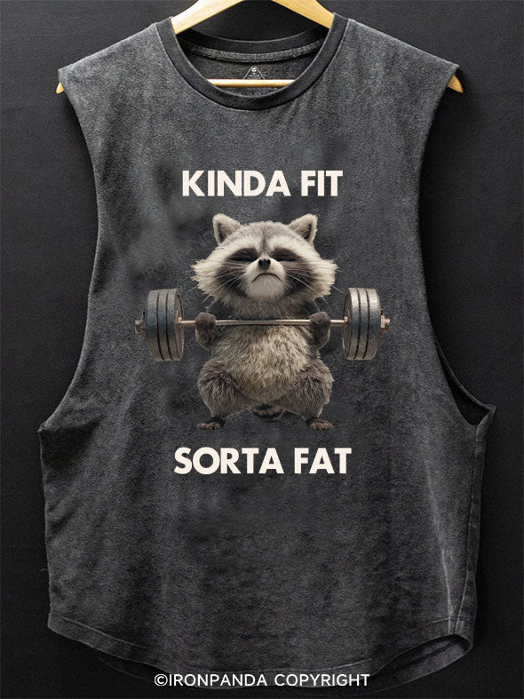 KINDA FIT SORTA FAT Scoop Bottom Cotton Tank