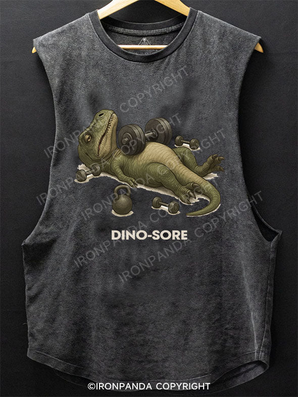 DINO-SORE Scoop Bottom Cotton Tank