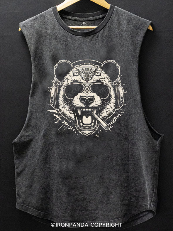 Fierce panda Scoop Bottom Cotton Tank